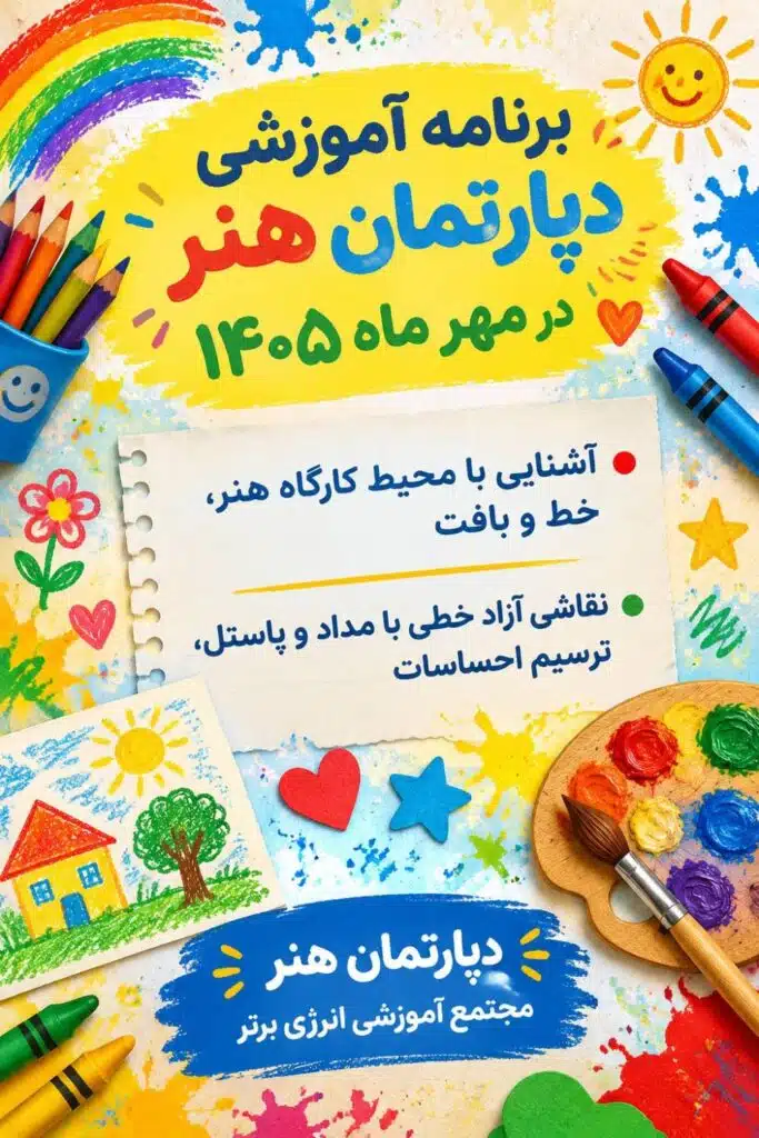 برنامه آموزشی دپارتمان هنر